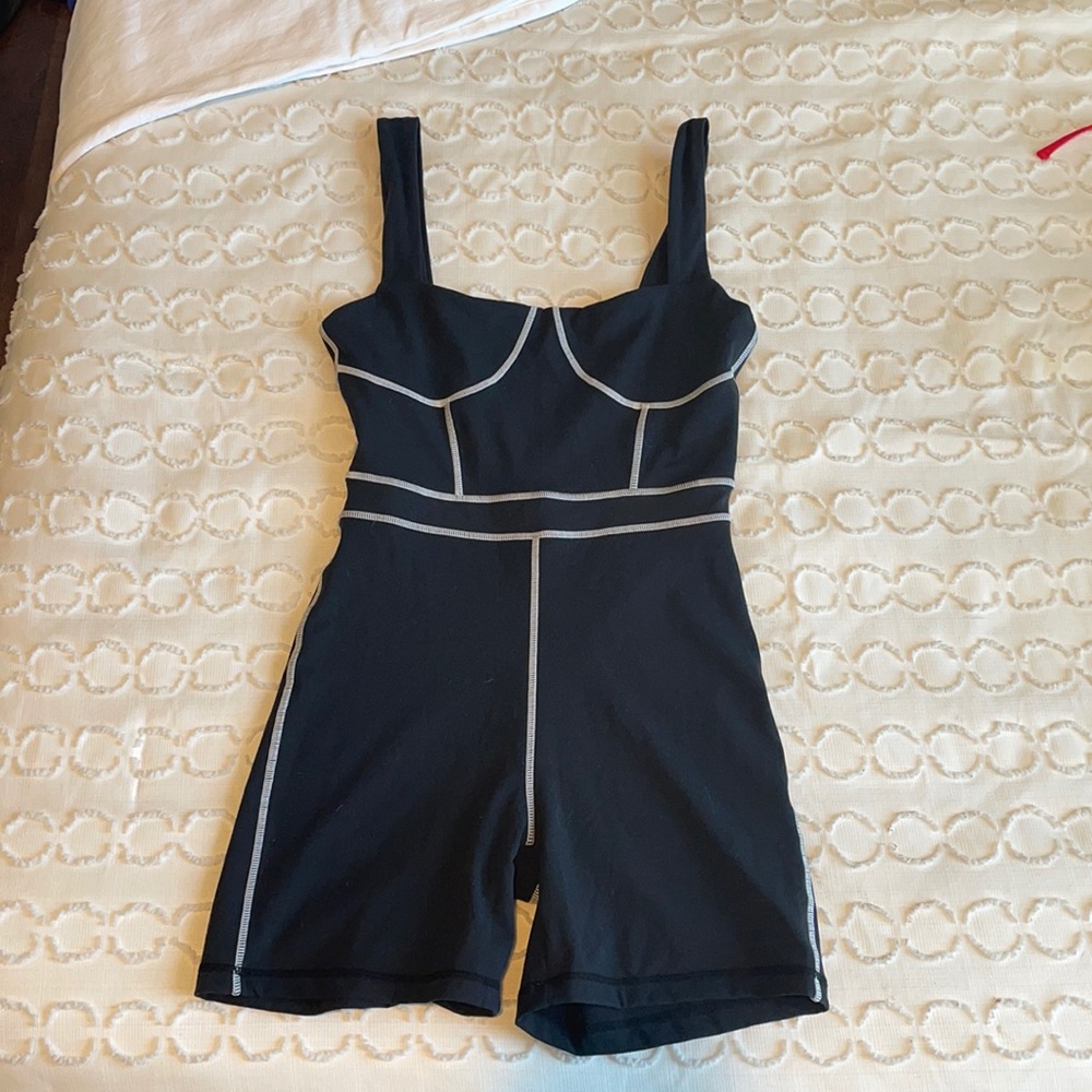 Weworewhat corset active romper
